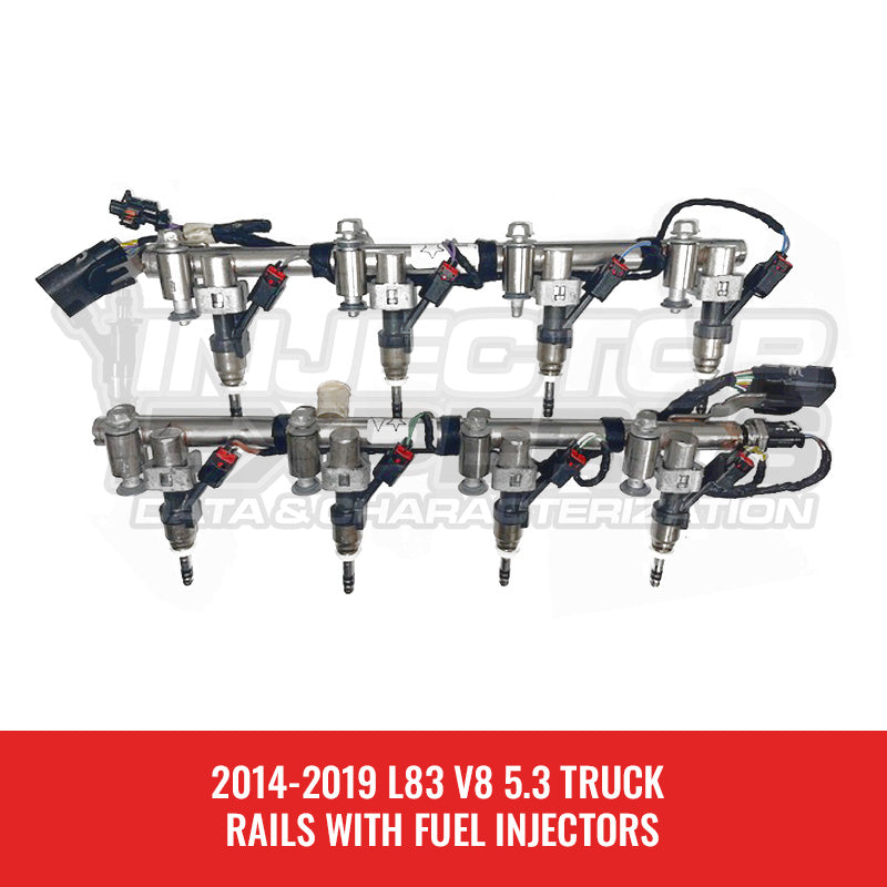 2014-2022 L83 V8 5.3 TRUCK RAILS WITH FUEL INJECTORS