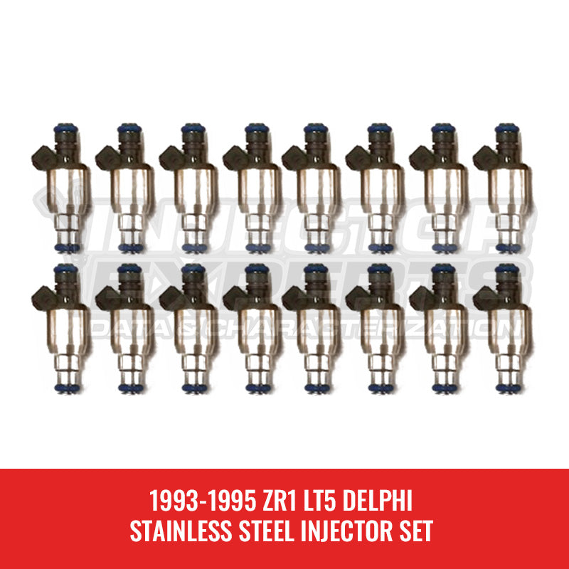 ZR1 DELPHI STAINLESS STEEL INJECTOR SET 1993 - 1995 NEW