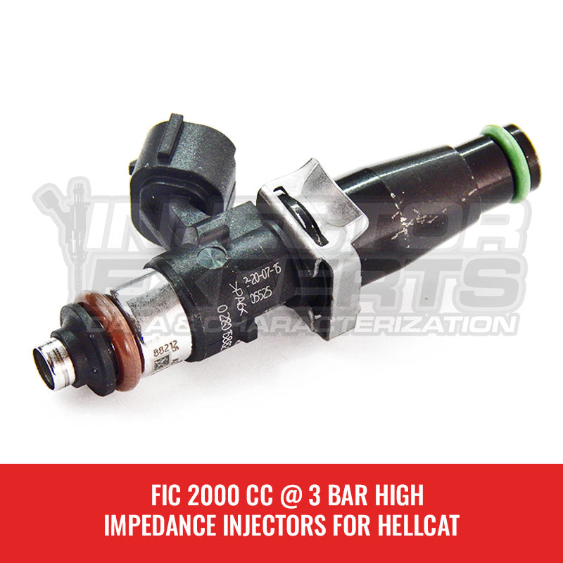 FIC 2000 CC @ 3 BAR HIGH IMPEDANCE INJECTORS FOR HELLCAT
