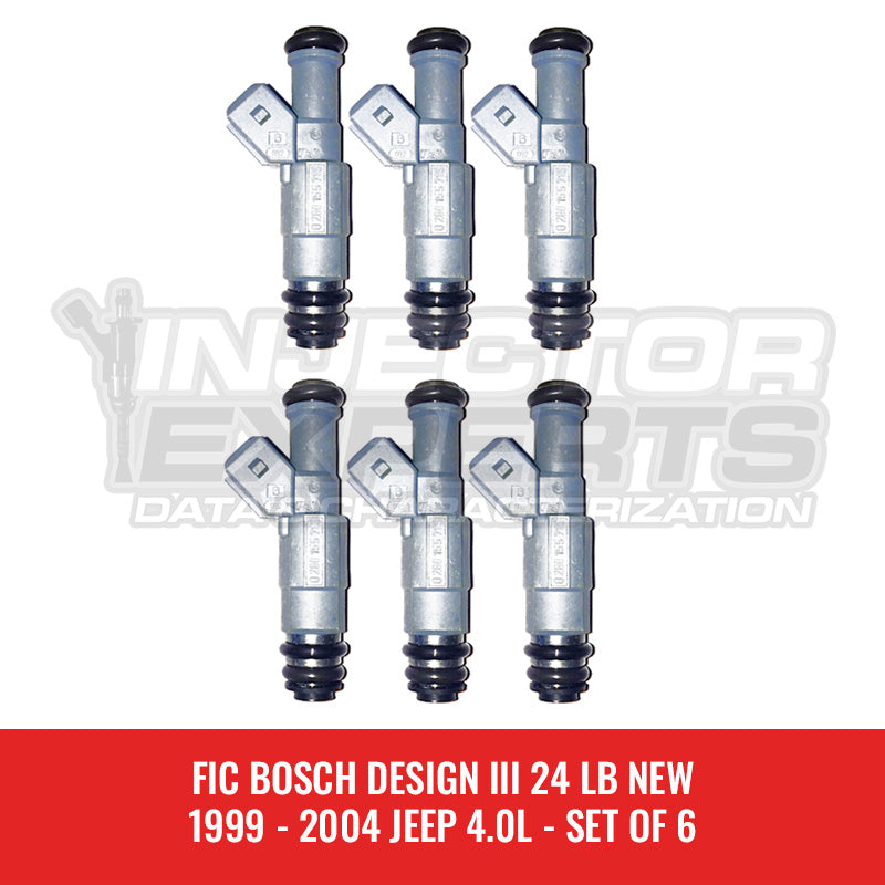 FIC 1999 - 2004 JEEP 4.0 BOSCH DESIGN III 24 LB NEW