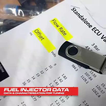 Fuel Injector Data & Characterization Service for Tuning