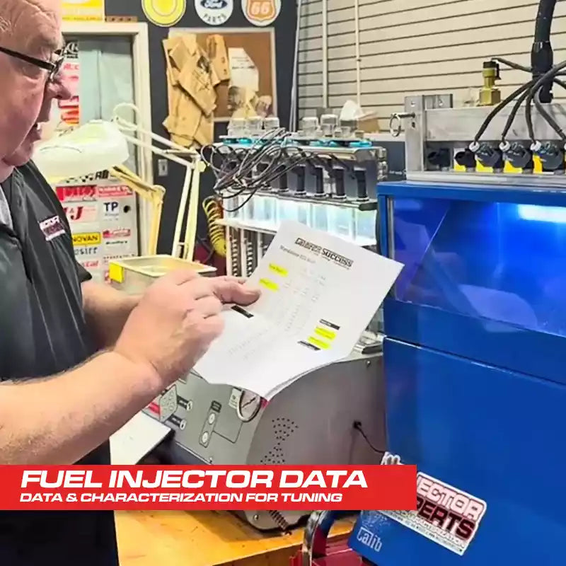 Fuel Injector Data & Characterization Service for Tuning