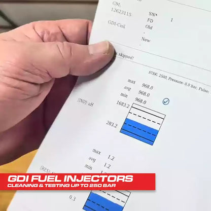Clean, Test, and Match - GDI Gasoline Direct Injectors