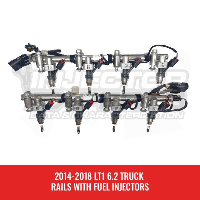 2014-2018 LT1 6.2 Truck Rails with Fuel Injectors