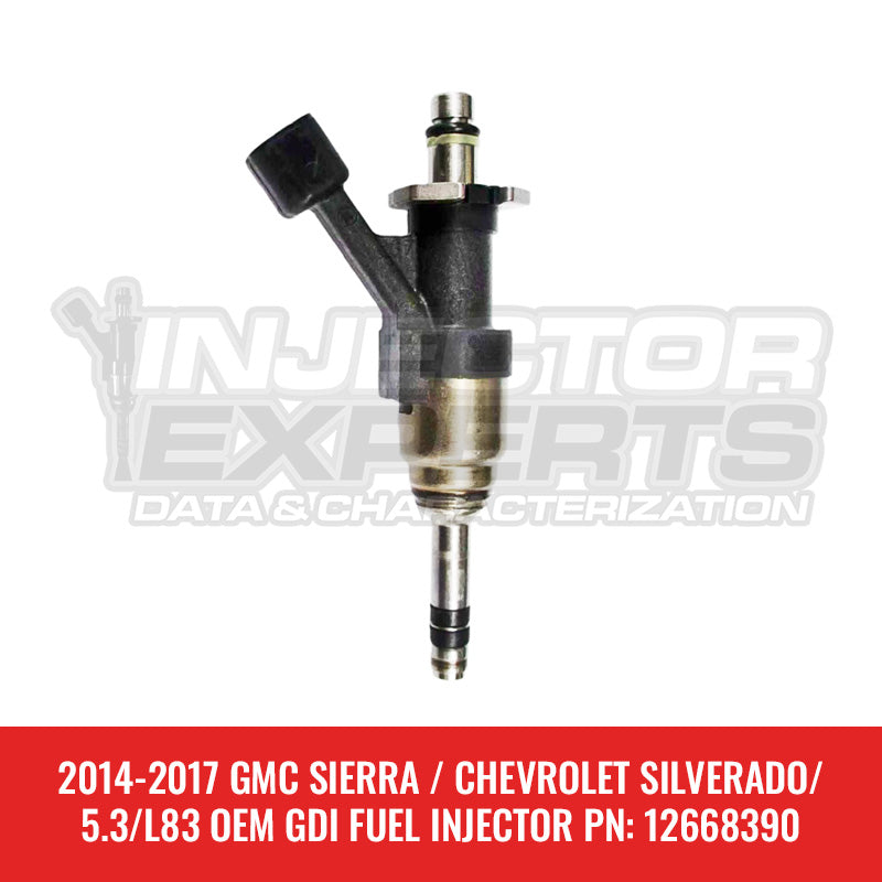 2014-2017 GMC SIERRA / CHEVROLET SILVERADO/5.3/L83 OEM GDI FUEL INJECTOR PN: 12668390