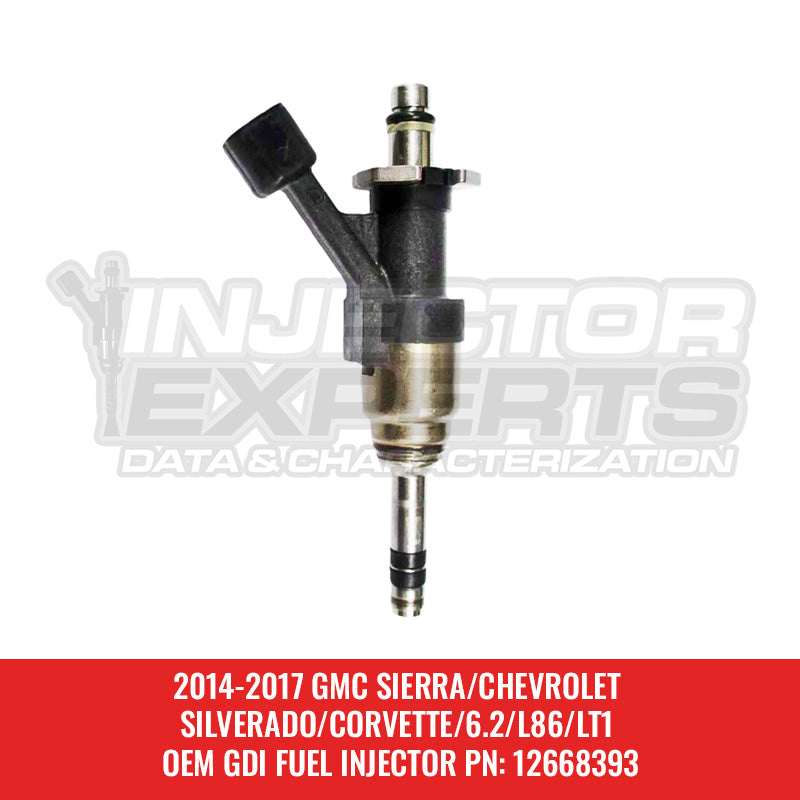 2014-2017 GMC SIERRA/CHEVROLET SILVERADO/CORVETTE/6.2/L86/LT1 OEM GDI FUEL INJECTOR PN: 12668393