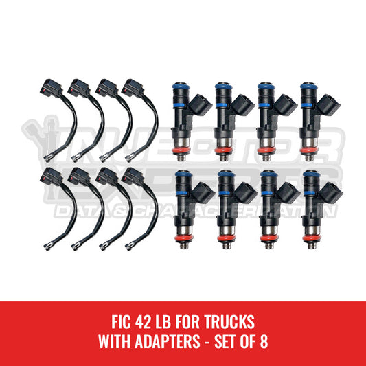 FIC 42 LB FOR TRUCKS WITH ADAPTERS SET OF 8
