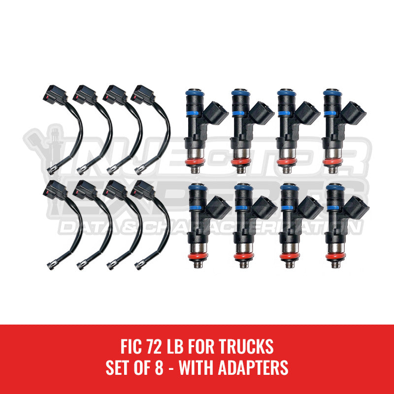 FIC 72 LB FOR TRUCKS WITH ADAPTERS SET OF 8