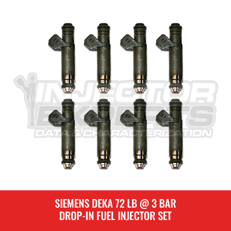 LS1 LS6 SIEMENS DEKA 72 LB DROP-IN FUEL INJECTOR SET